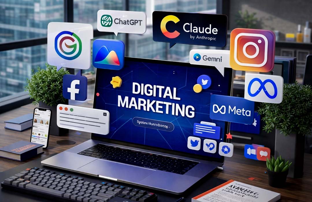 Top 10 AI Tools Used in Digital Marketing in 2026